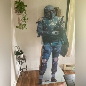 1995 Buba fett cardboard cutout